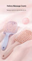 Golden Pyae Relaxing Elastic Massage Comb Hollow Out Detangling Hair Brush Scalp Massage Combs Fast Blow Drying Detangler Hair Styling Tools (ဆံပင်ရှင်း ဘီး). 