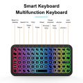 AARON JEQANG Wireless Bluetooth 5.2 Keyboard For Tablet Android iOS Windows Backlit Keyboard English 5inch Keycups Mini Rechargeable Keyboard Model JB-512 (အိတ်ဆောင်ဘလူးတုကီးဘုတ်အသေး). 