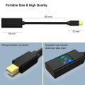 Mini DP to HDMI transfer cable 4K high-definition lightning Minidp to HDMI computer graphics card external converter. 