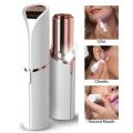 Finishing Touch Flawless Facial Hair Remover for Women, White/Rose Gold Electric Face Razor for Women with LED Light for Instant and Painless Hair Removal. 