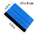 Squeegee Felt Edge Scraper | 13x8cm | Car Decals Vinyl Wrapping | Car Foil Wrapping Suede Felt Scraper | Tint Tools Pro Plastic Soft Wrapping Spatula Tool. 