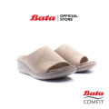 (Preorder) Bata Comfit Bata Comfit Women's sandals, health shoes, fashion sandals, health-enhancing, 1 inch high, for women, Zeta model, beige color 6698868  အမျိုးသမီးစီးကွင်းထိုးဖိနပ်. 