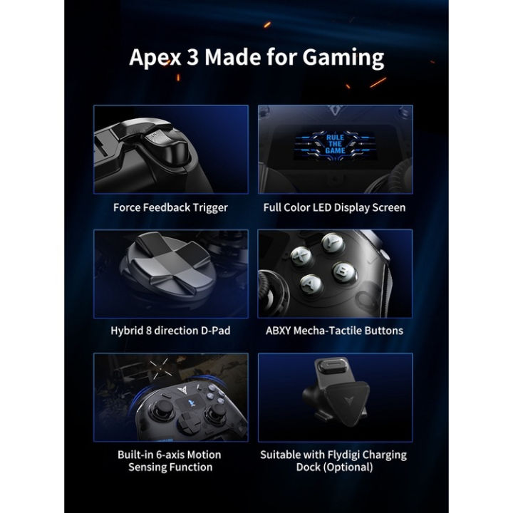 (Preorder)%20%20Flydigi%20Apex3%20Multi-Platform%20Controller,%20Full%20Color%20LED%20screen,%20game%20joystick%20-%20Image%206