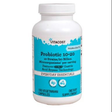 Vitacost Probiotic 10-20 10 Strains -- 20 billion 100 Vegetarian Capsules