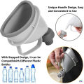 Unisex Urinal Urination Device Travel Portable Emergency Toilet, Outdoor Camping Car Urinal Funnel for Male Female. 