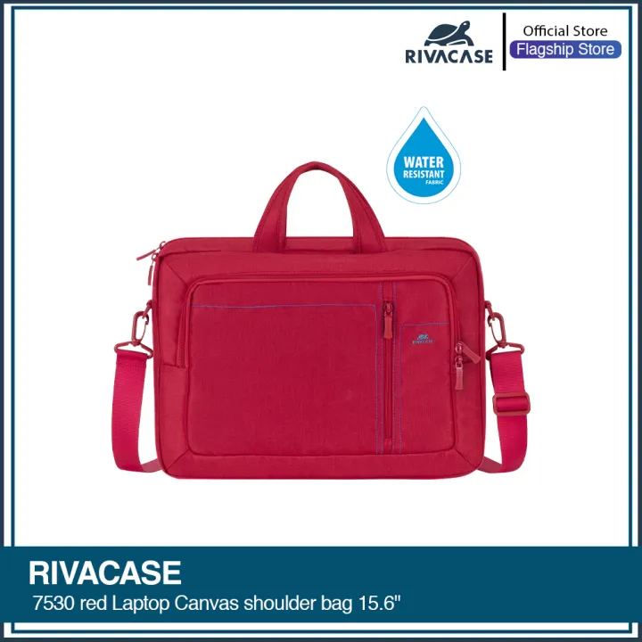 Rivacase%207530%20red%20Laptop%20Canvas%20shoulder%20bag%2015.6"%20-%20Image%203