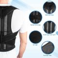 Back Brace Posture Corrector for Women and Men, Back Braces for Upper and Lower Back Pain Relief, Adjustable and Fully Back Support Improve Back Posture and Lumbar Support. 