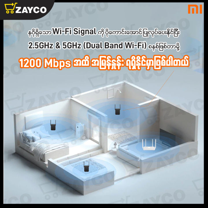 Mi%20Wi-Fi%20Range%20Extender%20(AC1200)/%20WIFI%20Repeater/5GHz%20WIFI%20Repeater/WIFI%20Extender/%20Dual%20Band%20-%20Image%206