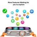 Tech Infinite GW8 Ultra Smartwatch 49MM Smart Watch Advanced Bluetooth Calling Titanium Case smartwatch with global version sport smart watch. 