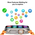 Tech Infinite GW8 Ultra Smartwatch 49MM Smart Watch Advanced Bluetooth Calling Titanium Case smartwatch with global version sport smart watch. 