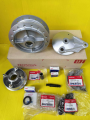 (Preorder) Rear hub set for the Wave 125i, turn signal, and windshield. Wave 100 U-box, Wave 100X, Wave 125X, Wave 110i, and Wave 125i Whale. Genuine HONDA parts. Complete set as shown. Free shipping.. 
