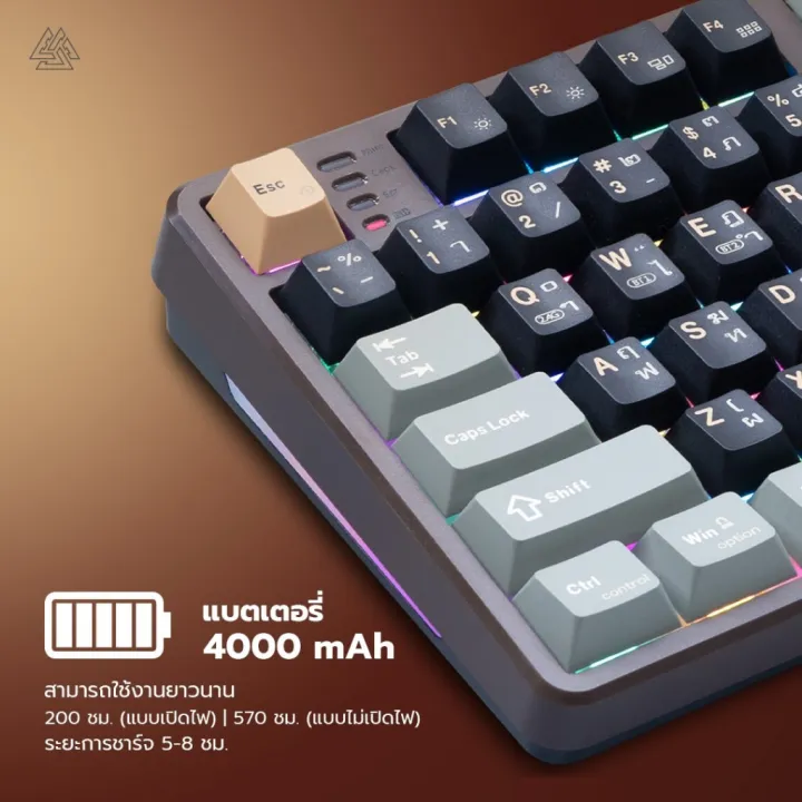 (Preorder)%C2%A0EGA%20Gaming%20Keyboard%20TYPE%20CMK7%20connects%20BT,%20wireless,%20wired%20Mechanical%20Full%20RGB%20CIY%20Switch%205%20Pin%20size%20100%25%20-%20Image%208