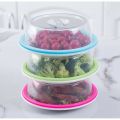 Food Plate Covers Fresh Stackable Air-Tight Food Container Plate Platter Lid Cover Topper Dome Microwave Oil-Proof Cover. 