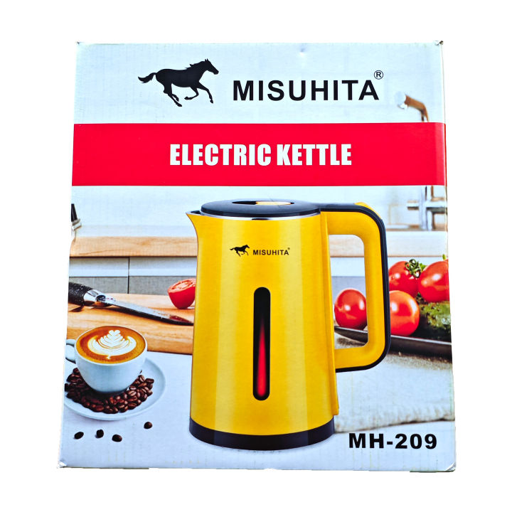 iBis_ Misuhita 1500W 220V 2 Litres Electric Kettle (၃မိနစ်ရေနွေးအိုး)