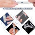 Nano Glass Nail File Nano Crystal Mini Fingernail File Upgrade Nail Buffers Nail Files polishing strip professional crystal nail manicure tool (Transparent). 