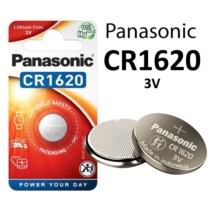 🔋Panasonic CR1620 Lithium 3V Battery - အာမခံအရည်သွေးဓါက်ခဲ 🔋 | Shop.com.mm