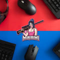 Sniper Girl Gaming Esport Sticker - 5 Pcs Set | Laptop Sticker | Car Sticker | Phone Sticker | Waterbottle Sticker | Wall Sticker | Die Cut Sticker | Waterproof Sticker. 
