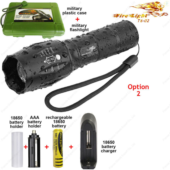 FireLight%20T6-02%20O2,%20Advanced%20Professional%20Flashlight%20High%20lumens%20900%20lm,%20Lighting%20range%2090m,%20XM%20L-T6%20LED,%20FRANCE%20brand.%20France%20Goods%20Export%20-%20Image%202