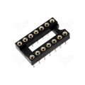 14Pins ( 7 x 7 ) IC Base with Rounded Pins. 