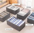 9ကန့်ပါ အဝတ်ထည့် Box_ Foldable Wardrobe  Cloth Storage Organizer 9 Grids. 