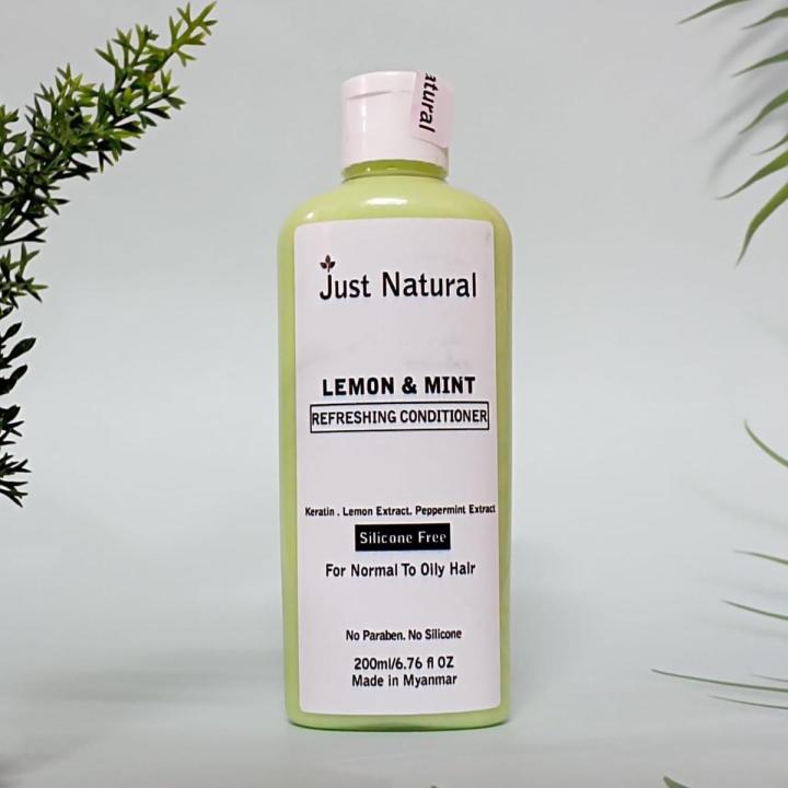 Just Natural lemon & mint refreshing conditioner 200ml