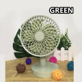 Rotating Rechargeable Mini Stand Fan (အော်တို လှည့်သော စားပွဲတင်ပန်ကာအသေး). 