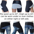 (Preorder) NEENCA Hip Waist Supports Brace - Sciatica Pain Relief Brace - Thigh Hamstring Compression Support Wrap - Stabilizer for Groin, Hip Flexor, SI Joint for Labral Tear, Arthritis, Bursitis. 