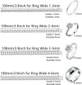 Spiral Silicone Tightener for Loose Rings-Ring Guards, Ring Size Adjuster & Ring Snuggies for Wide Bands-Ring Guard. 