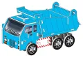 Golden Pyae_ Cartoon Cardboard Jigsaw Puzzle 3D Paper Model Building Kits diy House 3D Puzzle Toys for Kids Games Educational Toys Gifts (ကားကတ်ထူ). 