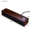 Portable Wired Bluetooth 5.0 Speaker Long Wooden HD Audio Subwoofer Music Surround Speaker USB powered for Outdoor. 