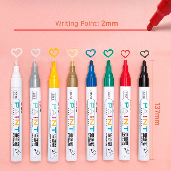 Deli%20Makers%20%7C%20Oil%20Paint%20Pen%202.0mm%20%7C%20Graffiti%20Pens%20%7C%20Waterproof%20Permanent%20%7C%20Color%20Art%20Supplies%20Drawing%20DIY%20-%20Image%203