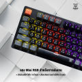 (Preorder) NUBWO Gaming Keyboard X801 Mechanical MINI RGB CIY Switch, available in 4 colors (gaming ကီးဘုတ်). 