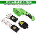 2-in-1 Multifunctional Lawn Mower 3.6V Cordless Hedge Machine Electric Mower Rechargeable Pruner Rotatable Grass Shear Hedge Trimmer Low Power Prompt Function US Plug 110V. 