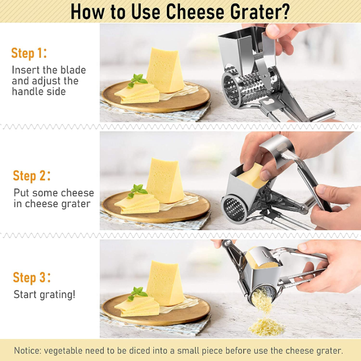 Rotary%20Cheese%20Grater%20Cheese%20Cutter%20Slicer%20Shredder%20with%204%20Interchanging%20Rotary%20Sharp%20Cylinders%20Stainless%20Steel%20Drum%20Slicer%20-%20Image%207