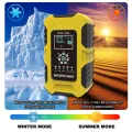 Foxsur 12V10A 24V5A Lithium Iron GEL Lead Acid AGM LiFePo4 Motorcycle Car Battery 7-stage Smart battery charger. 