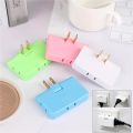 Rotating Wall Socket 3 In 1 Extension Power Adapter 180 Degree Rotatable Plug Rotatable Socket Converter 2500w One In Three 180 Degree Extension Plug. 