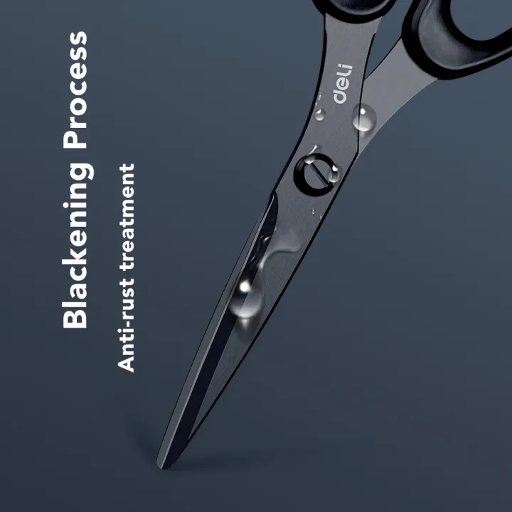 DELI%20Stainless%20Steel%20Black%20Blade%20Scissors%20Home%20Multi-function%20Office%20Anti%20Rust%20Scissors%20Stationery%20Handmade%20Craft%20Paper%20Fabric%20Cutting%20Tools%20-%20Image%208
