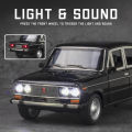 (Preorder) 1:24 Scale LADA Alloy Car Model Diecast Sound Light Car Lover Birthday Collection For Children Metal Gift Kids Toys ကလေးကစားစရာအရုပ်ကား. 