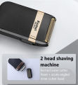Men's Waterproof Reciprocating Razor Electric Shavers Cord-less and USB Rechargeable Hair Finishing Trimmers Precision Beard Trimmer Twin Blade Washable Grooming Razors,Shaving & Hair Removal Products Kemei Km-2024. 