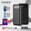 (Preorder) Maimi Power bank 20000 mAh (Maimi model Mi18) Quick Charge backup battery LED battery percentage. 