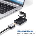 USB 3.0 to HDMI Adapter 1080P USB To HDMI-Compatible Video Converter External USB Adapter Video Adapter Cable. 