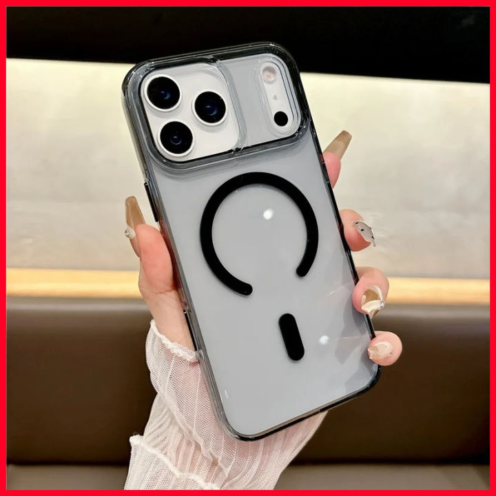 (Preorder)%E3%80%90IN%20stock%20Iphone%20Case%E3%80%91Luxury%20Transparent%20Wireless%20Charge%20Magsafe%20Case%20for%20iPhone%2017%20Air%2016Pro%2015%2017Pro%20Max%20Clear%20Lens%20Protection%20Hard%20Back%20Cover%20-%20Image%207