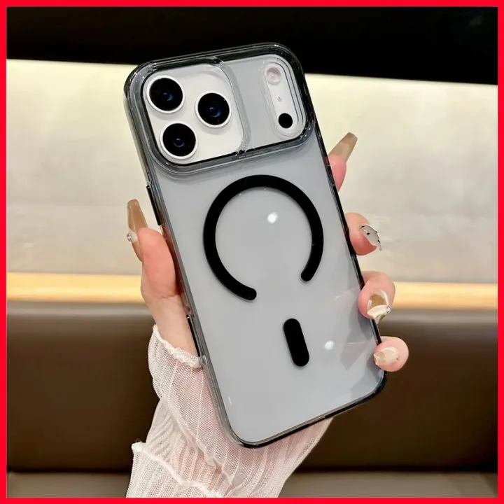 (Preorder)%E3%80%90IN%20stock%20Iphone%20Case%E3%80%91Luxury%20Transparent%20Wireless%20Charge%20Magsafe%20Case%20for%20iPhone%2017%20Air%2016Pro%2015%2017Pro%20Max%20Clear%20Lens%20Protection%20Hard%20Back%20Cover%20-%20Image%207