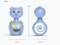 New baby claw tumbler 0-1 year old baby bell light fun educational toys for boys and girls. 