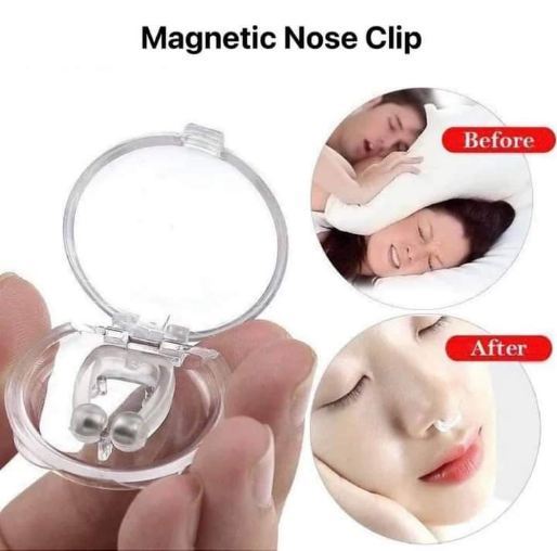 အဟောက်ရပ် ကိရိယာ _ 2Pcs/1 Pair Anti Snore Devices Magnetic Noseclip