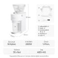 (Preorder) Simplus Electric Coffee Grinder Household Smart Grinder 35 Grind Settings Customizable Quantity MDJH004 ကော်ဖီကြိတ်စက်. 