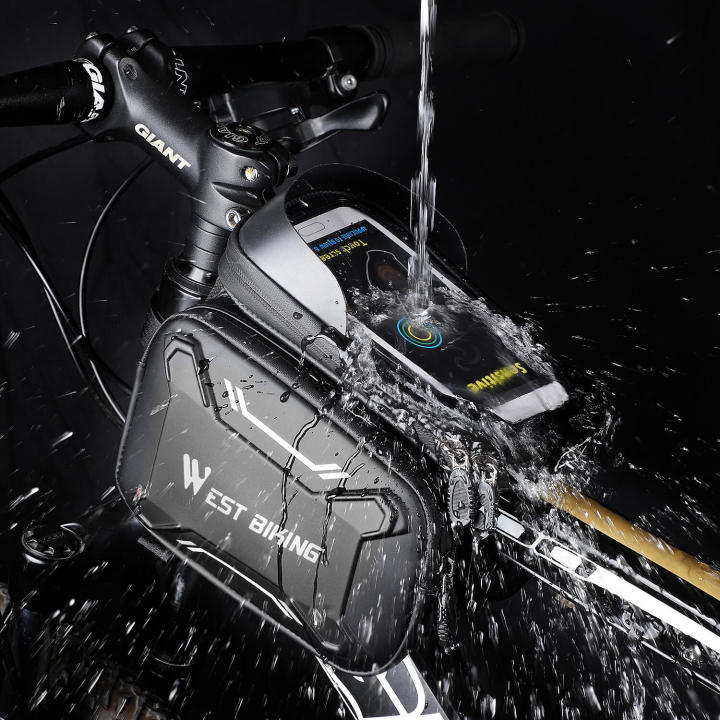 (Preorder)WEST%20BIKING%20Bicycle%20Front%20Bag%20Frame%20High%20Quality%20MTB%20Bike%20Bag%20Cycling%20Equipment%20Waterproof%20Touch%20Screen%20Top%20Tube%20Phone%20Bag%20%E1%80%85%E1%80%80%E1%80%BA%E1%80%98%E1%80%AE%E1%80%B8%E1%80%A1%E1%80%AD%E1%80%90%E1%80%BA%20-%20Image%202
