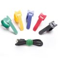 Cable tie Straps Tie Wire Releasable Cable Multicolor Fastening Reusable Separable Plastics Cable Organizer Fastening Power Tools (5pcs). 