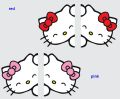 Car Sticker (Hello Kitty) (First Place). 