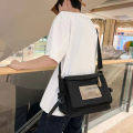 (Preorder) Canvas shoulder bag, simple and beautiful, minimalist style.. 